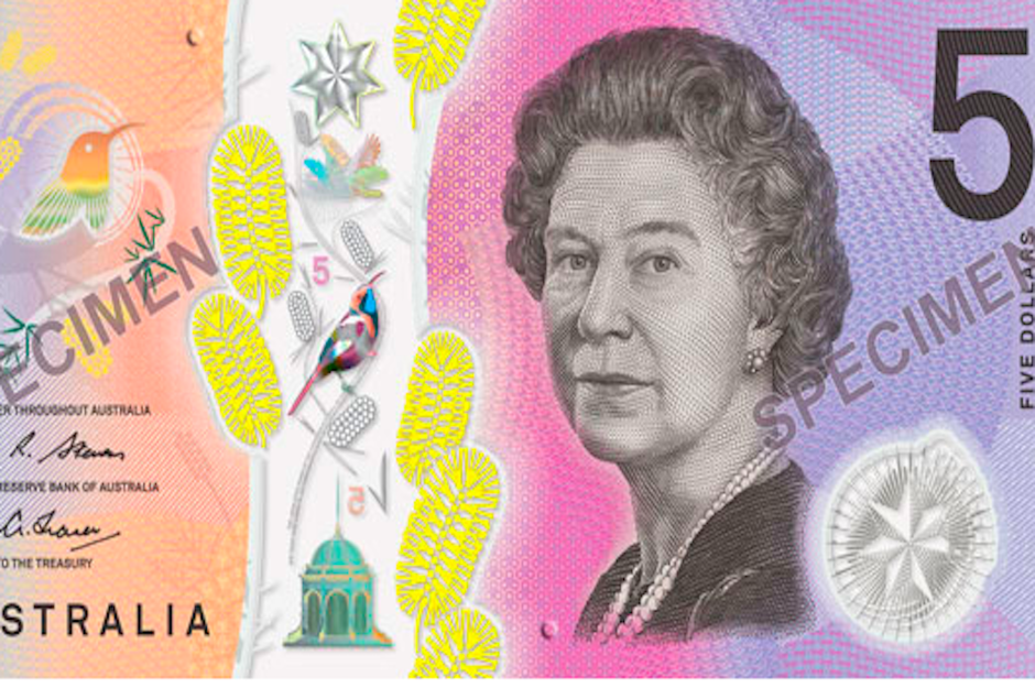 Australian $5 note (2016)